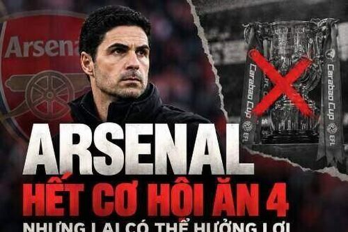 Arsenal vỡ mộng ăn 4, nhưng có thể hưởng lợi lớn ở cuộc đua vô địch NHA