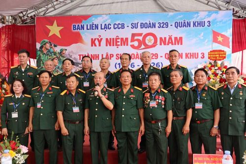 Gặp mặt kỷ niệm 50 năm thành lập Sư đoàn 329