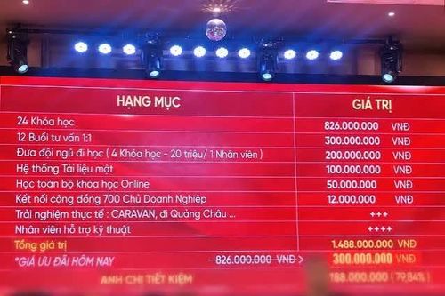 [SPOTLIGHT] Khóa học làm giàu gần 1,5 tỷ đồng: Cần lưu ý gì?