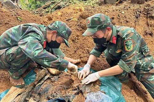 Quảng Ngãi: Tìm thấy 3 hài cốt liệt sĩ tại Bệnh xá Đức Phổ