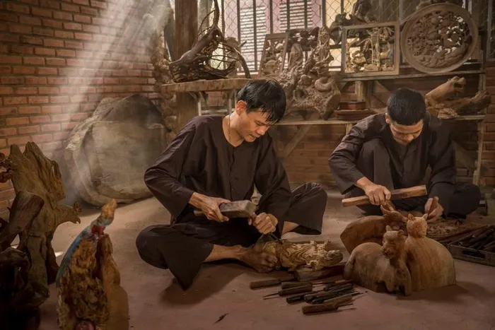  Thủ công và nghệ thuật dân gian là lĩnh vực nổi trội của Hội An. Ảnh: HA 