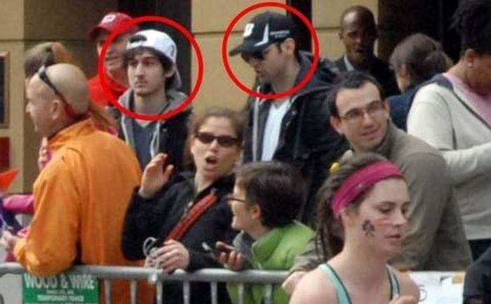 Anh em nhà Tsarnaev trong vụ đánh bom Boston hôm 15/4.