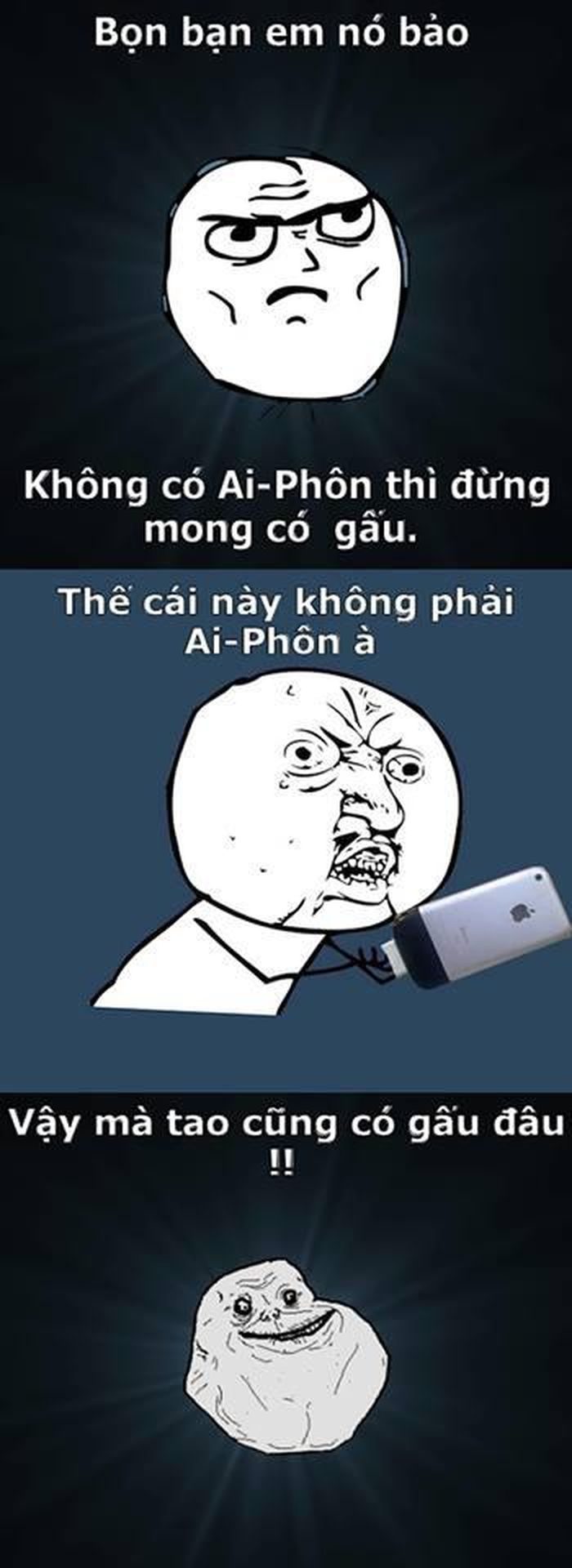 Có iPhone mà vẫn ế. 