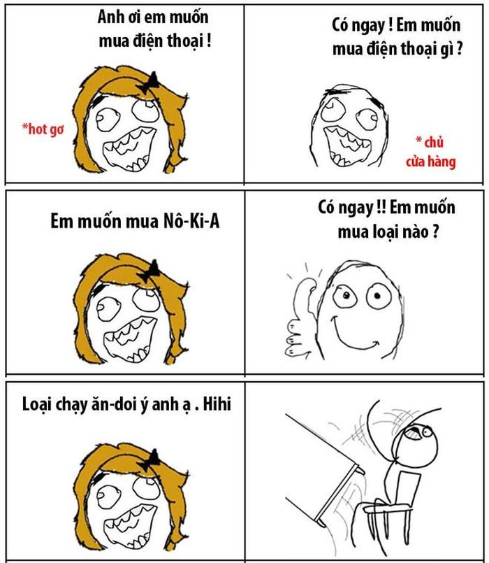 Hot girl đi mua smartphone. 