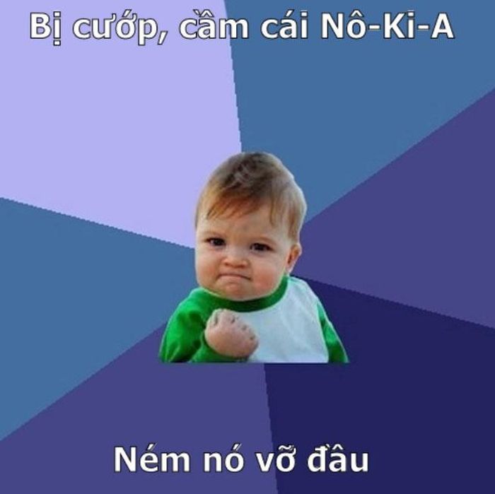 Ném vỡ đầu trộm. 
