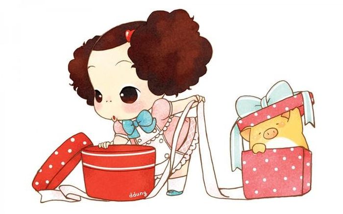 Bảo Bình bận rộn sắm quà.
