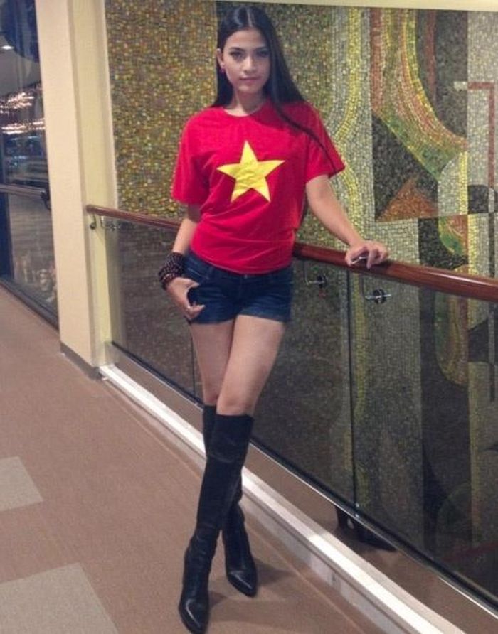 Cô là gương mặt được nhiều người yêu thích.