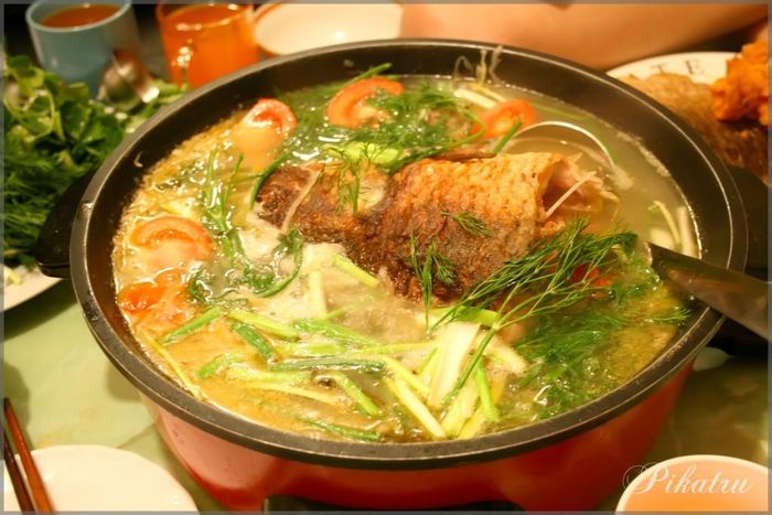  Cá chép om dưa món ngon đưa cơm và cực hợp để nhậu.