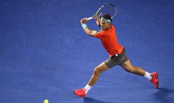Nadal thể hiện bản lĩnh tuyệt vời trước Kei Nishikori.