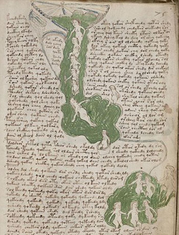 4. Cuốn sách bí ẩn nhất thế giới Voynich. Cuốn sách cổ ra đời từ những năm đầu 1400 và mãi đến năm 1912, nó mới xuất hiện. Wilfrid Voynich, một đại lý sách cũ mua được nó tại Italy. Kể từ khi phát hiện cho đến nay, các chuyên gia trong nhiều lĩnh vực đã lao vào hành trình giải mật nó. 