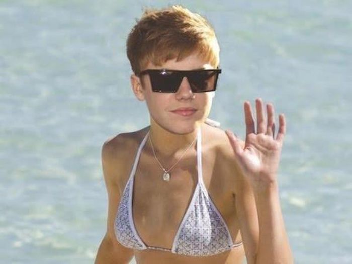 Justin Bieber liên tục bị ghép ảnh châm biếm trong suốt nhiều tuần qua.