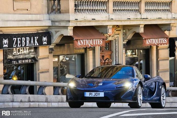 Siêu xe McLaren P1 trên đường phố Monaco. Ảnh: Raphaël Belly Photography.