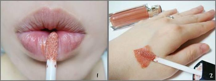  Đối với những thỏi son dạng nước, bạn nên từ bỏ thói quen đánh son bằng cách sử dụng cọ trực tiếp chấm vào son rồi quét lên môi. Việc làm này vô tình đã làm rút ngắn tuổi thọ của thỏi son mà bạn ưng ý. Dù có hơi phiền phức nhưng để giữ son nước sử dụng được lâu hơn, bạn nên quét son lên lưng bàn tay rồi cùng cọ riêng hoặc ngón tay để đánh lên môi.
