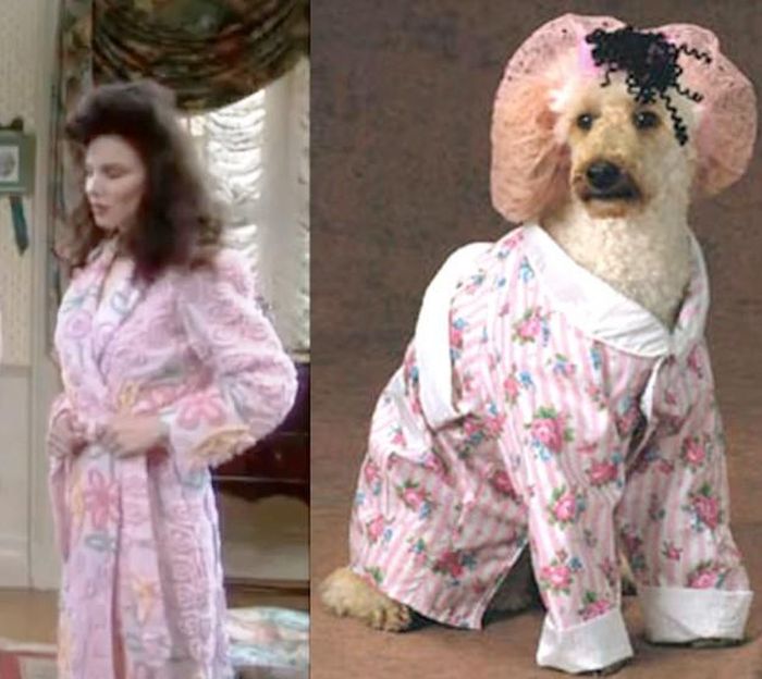 Cô Fran Drescher ơi! Pijama của chúng ta như là một cặp ấy!