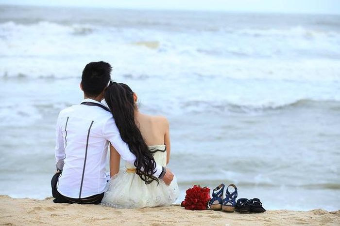 Trước lễ cưới, cặp đôi chụp rất nhiều bộ ảnh lãng mạn. 