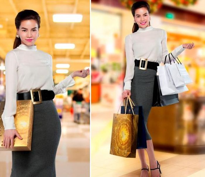 Thắt lưng bản lớn được mix khéo léo với sơ mi, váy bút chì. 