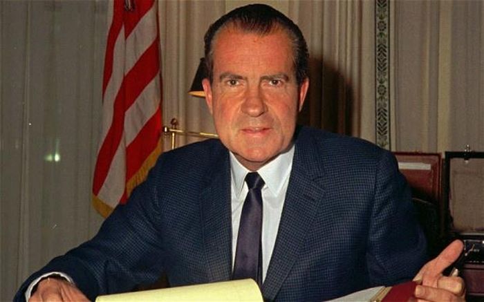 Cựu tổng thống Mỹ Richard Nixon. Ảnh: Telegraph
