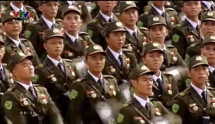 Khối Công an xã. Ảnh: Chụp màn hình.