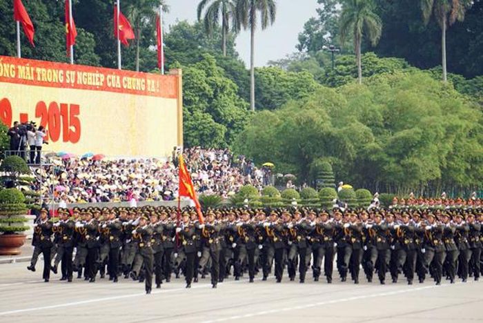 Khối An ninh nhân dân. Ảnh: Trang Dũng.