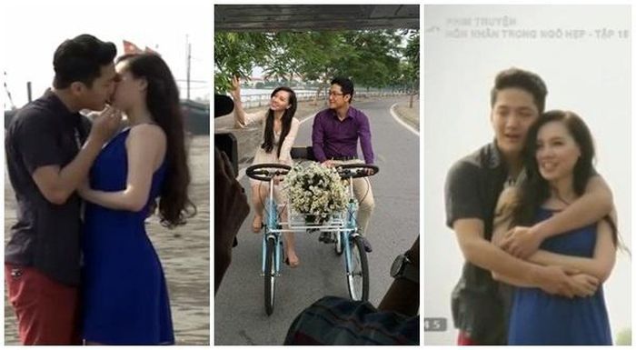 Những khoảnh khắc tình cảm đáng nhớ của cặp vợ chồng trẻ.
