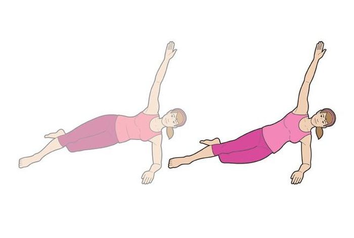 Động tác hông giúp củng cố cơ và săn chắc vòng 2 