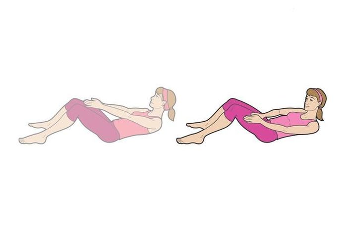 Gập bụng để đốt cháy mỡ vòng 2 