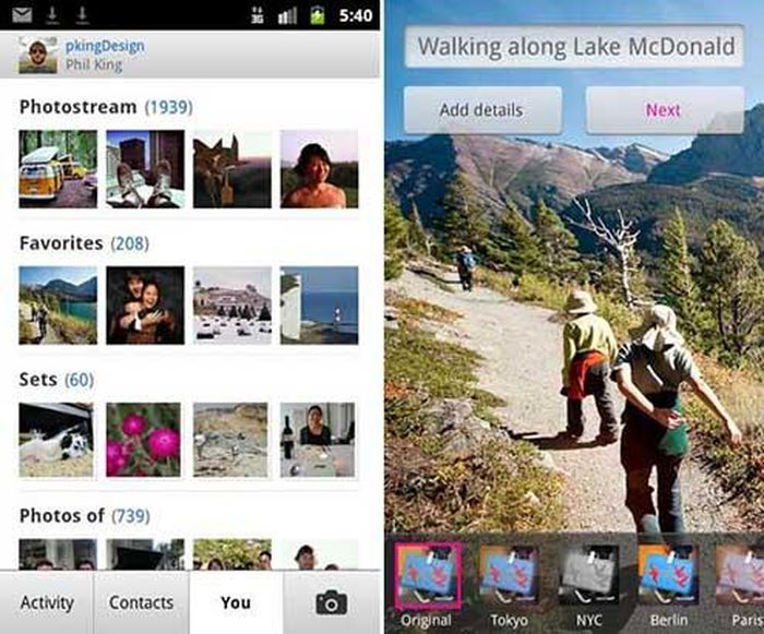  Có nhiều ứng dụng hình ảnh trên các thiết bị Android cho phép bạn xử lý và chia sẻ ảnh lên mạng