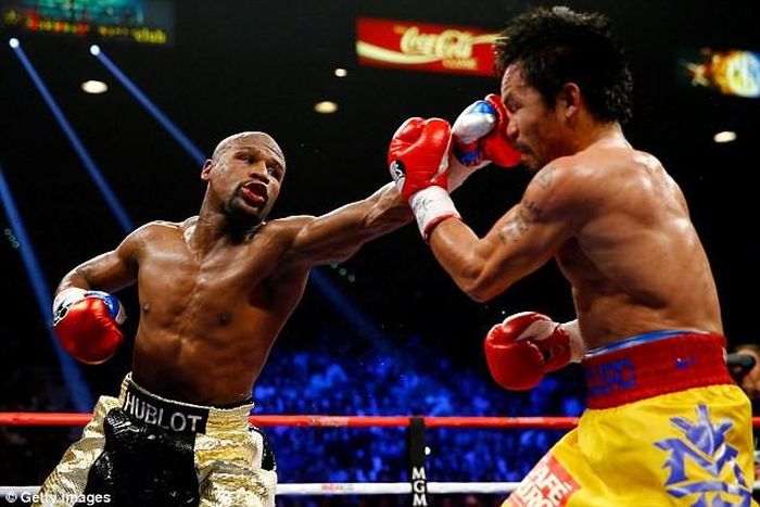 Mayweather trong trận đấu cuối cùng của sự nghiệp