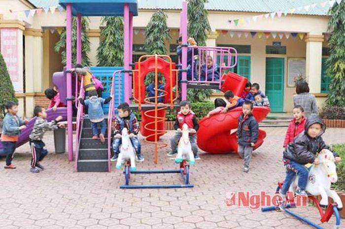 Trường mầm non Nghi Phú. Ảnh PV