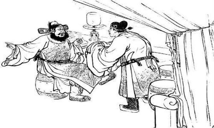 Chính vì biết cách bảo vệ mình, ông đã bảo toàn được mạng sống cho chính mình và cả gia tộc. Năm thứ 28 Hồng Vũ ông qua đời thọ 70 tuổi. Ông chính là một trong rất ít lão thần đời đầu triều Minh “lọt mẻ lưới” tận diệt công thần của Chu Nguyên Chương và an nhàn hưởng cuộc sống đến già. Ảnh minh họa chân dung Thang Hòa và Chu Nguyên Chương. (Ảnh nguồn internet).