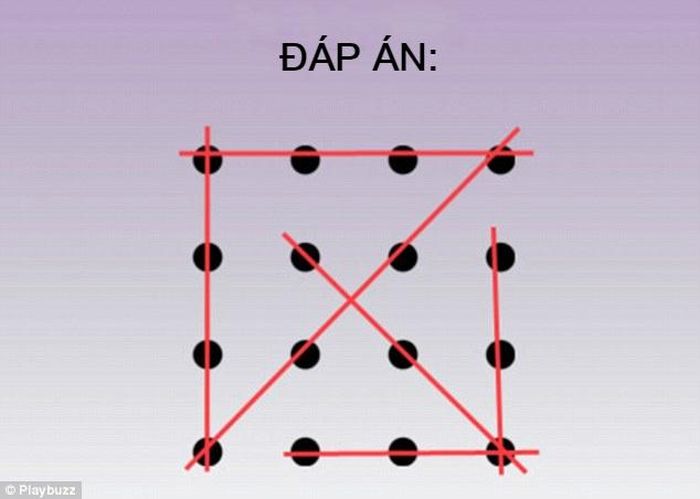 Khi số đường thẳng được tăng lên, điểm cần nối lại nhiều hơn nên bài toán cũng không hề dễ.