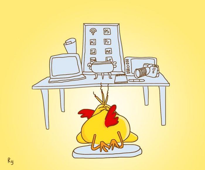 Tuy không có ngày giỗ tổ ngành, các nhà thiết kế đồ họa vẫn dành riêng một hôm cuối năm để tri ân các "anh camera", "chị photoshop", "chú wacom", "cậu wifi"… Họ hy vọng được "phù hộ" để công việc năm tới thuận buồm xuôi gió.