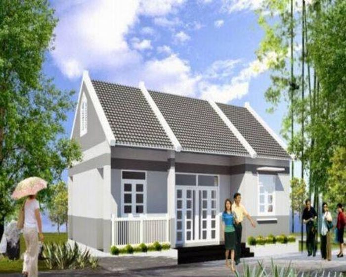Phần tường để tivi sẽ được ốp bằng gỗ để tạo điểm nhấn cho căn phòng cũng như tiết kiệm diện tích.