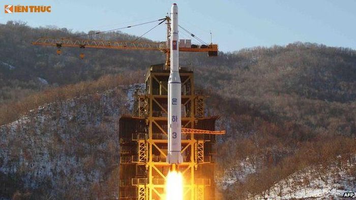  Triều Tiên thử nghiệm phóng tên lửa xuyên lục địa. Ảnh: AFP