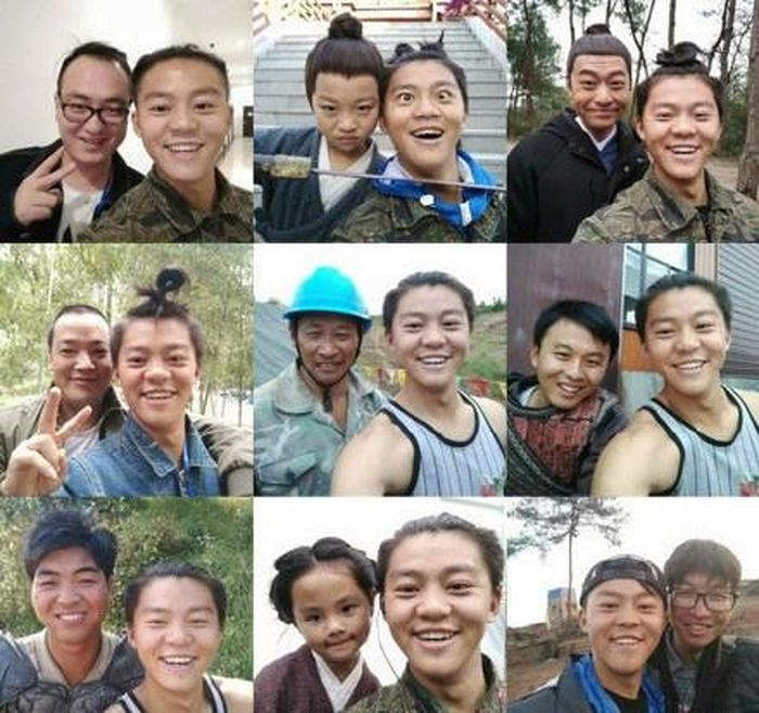 Phần lớn người được Mei mời chụp selfie, từ người lớn cho tới trẻ con, phụ nữ hay nam giới đều vui vẻ nhận lời. Ảnh: Shanghaiist.