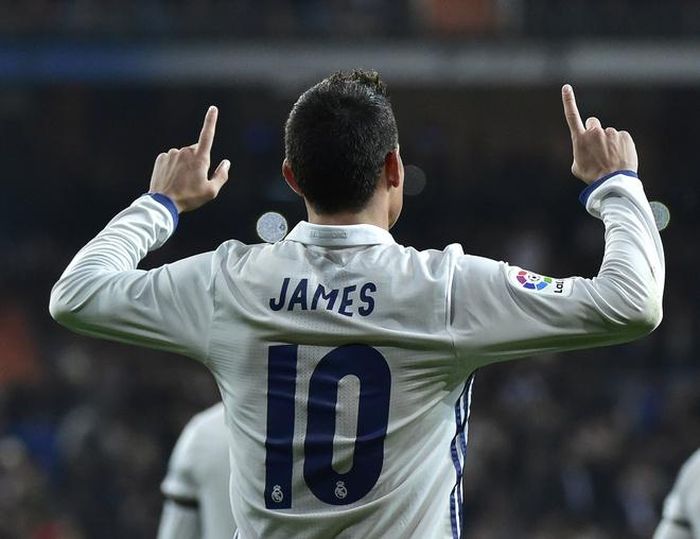 James Rodriguez tham gia vào 70 bàn thắng sau 105 trận đấu cho Real: 38 bàn, 32 kiến tạo. 