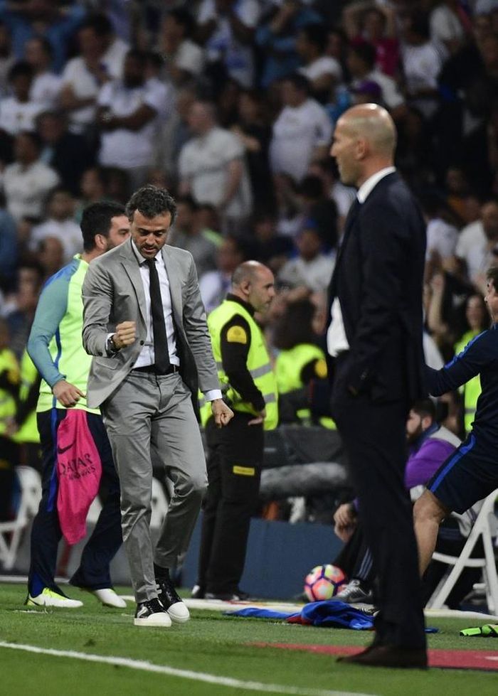 Luis Enrique trở thành HLV Barcelona thứ hai thắng hai trận liên tiếp ở Bernabeu, sau Pep Guardiola. 