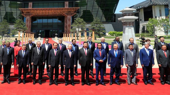 Các nhà lãnh đạo tham dự Diễn đàn cấp cao hợp tác “Vành đai và Con đường”