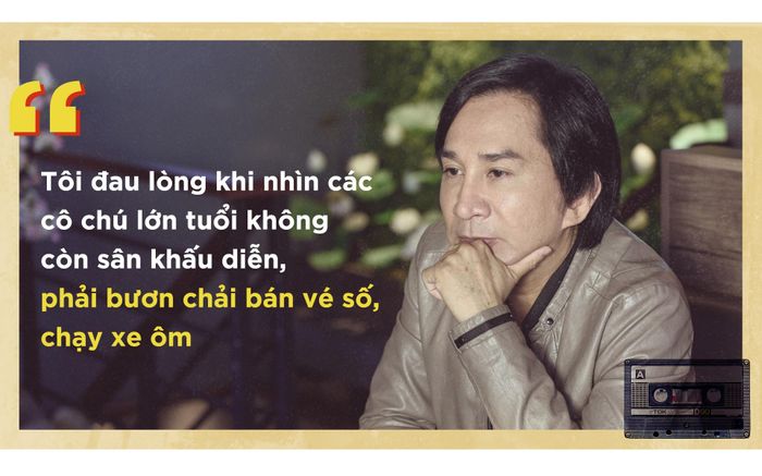 - Từng đứng ở đỉnh cao trong thời kỳ cải lương hoàng kim, vậy khi bộ môn nghệ thuật này thoái trào, anh bị ảnh hưởng như thế nào?