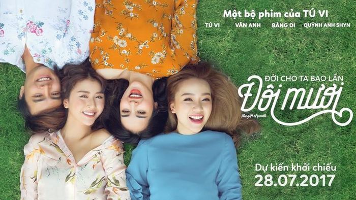 Poster phim "Đời cho ta bao lần đôi mươi". 