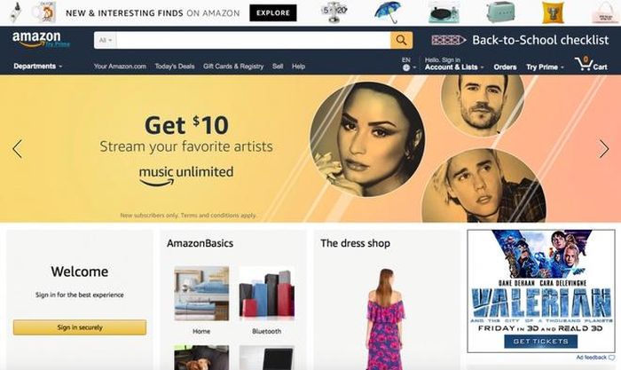 Sau 22 năm thành lập, Amazon đã trở thành "sự lựa chọn lớn nhất của Trái Đất". Ảnh: Business Insider. 