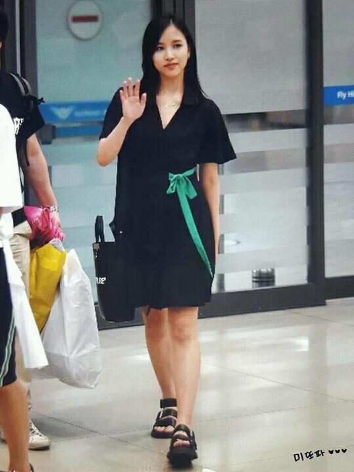 Mina vẫn sang chảnh như những lần xuất hiện trước đó.