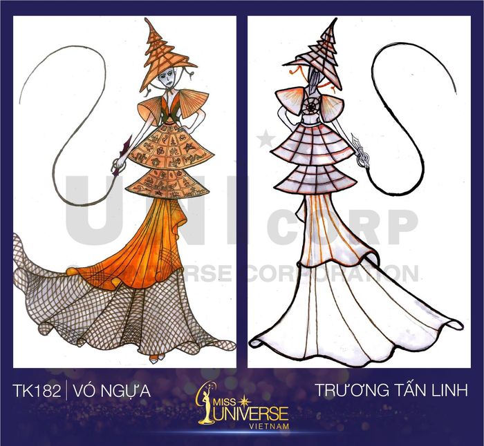 Thiết kế Vó ngựa của thí sinh Tấn Linh.