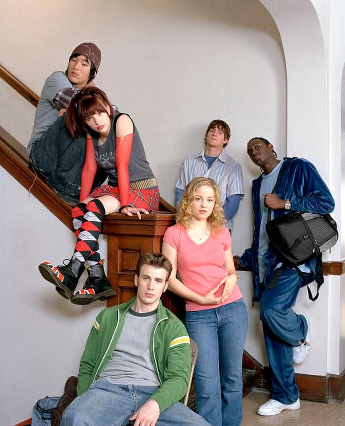 Erika Christensen, Chris Evans, Scarlett Johansson, Bryan Greenberg, Darius Miles, và Leonardo Nam