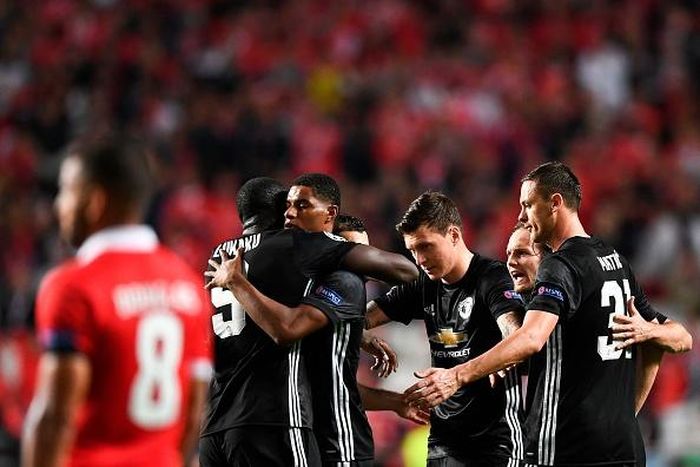 MU đánh bại Benfica sau sai lầm của thủ môn đối phương. Ảnh: Getty Images.