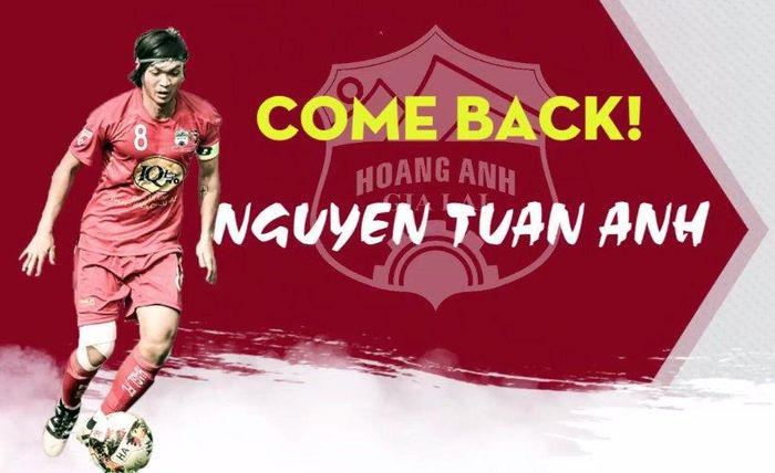 Khả năng ra sân của Tuấn Anh vòng 22 còn bỏ ngỏ.