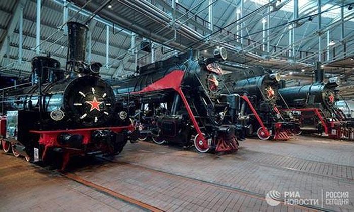 Bảo tàng Đường sắt lớn nhất Châu Âu đã được mở cửa tại thành phố St. Petersburg (Nga) đón khách tham quan. Ảnh: RIA.