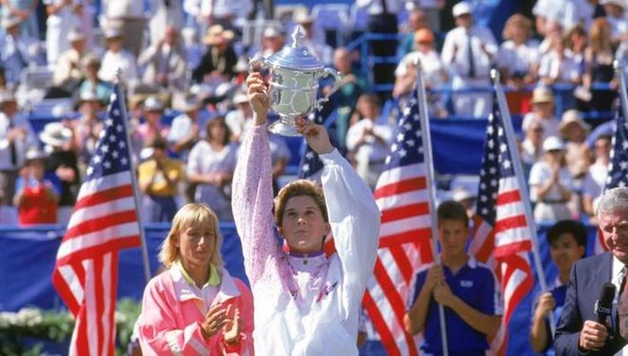 Trong sự nghiệp, Monica Seles từng hai lần vô địch Mỹ mở rộng. Ảnh: Getty Images.