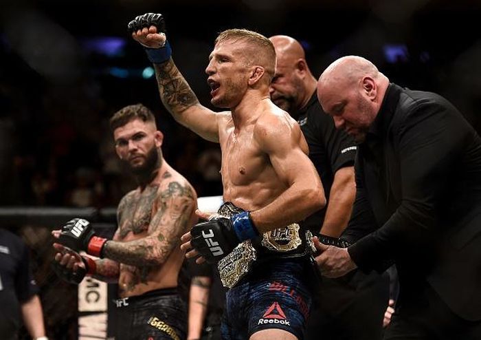Chiến thắng giúp Dillashaw giành lại chiếc đai vô địch hạng gà đã mất hồi năm ngoái. Võ sĩ người Mỹ cũng nhận thêm 50,000 USD tiền thưởng cho danh hiệu "màn trình diễn của đêm". Còn với Garbrandt, anh đã phải nhận trận thua đầu tiên kể từ khi chuyển lên chuyên nghiệp.