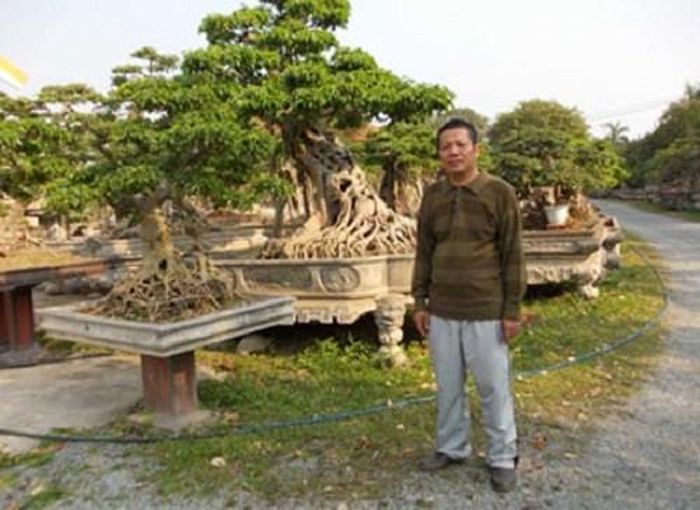 Vườn cây trị giá cả trăm tỷ của đại gia Phiến "cá" khiến nhiều người ngưỡng mộ. Ảnh: Vietnamnet.